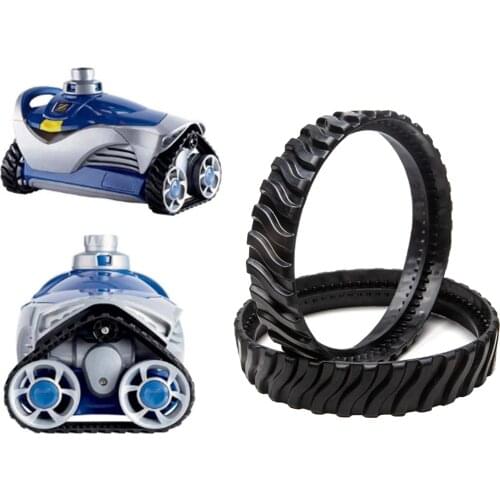Set of 2 Pool Cleaner Tracks Tyres Replace Spare Parts for Zodiac MX8 Elite Easy Install Home Accessories Tire Wheel Tool