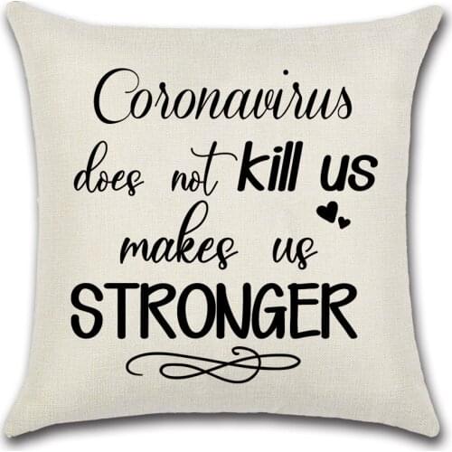 New Proverbs Series Digital Printing Cushion Cover Pillow Cushion Cover Home Decor