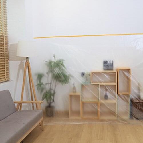 New Quality Waterproof Simple Convenient Transparent Plastic Furniture Decorative Cover Cloth Dust Cloth Disposable Dust Cover