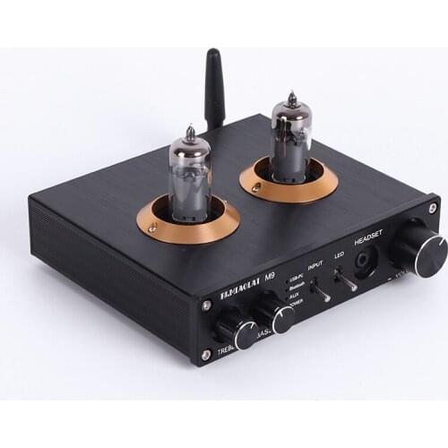 New HIFI 6K4 tube pre-amplifier Bluetooth 5.0 audio receiving adapter With power adapter M9