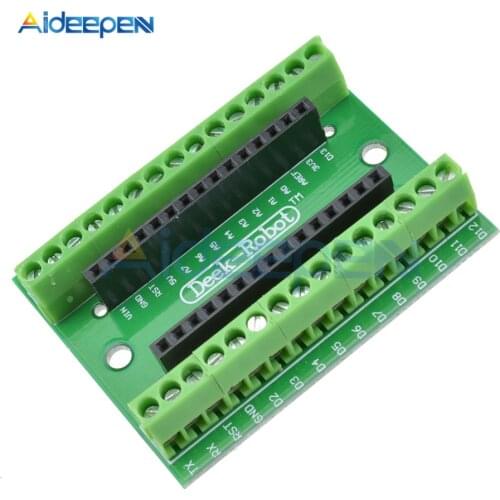 NANO V3.0 3.0 Controller Terminal Adapter Expansion Board For Arduino AVR ATMEGA328P NANO IO Shield Simple Extension Plate