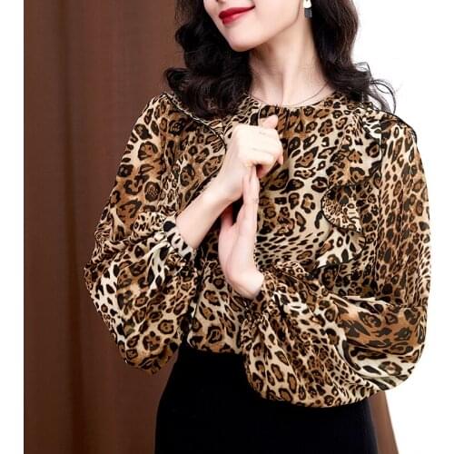 Qingerant Leopard Blouses