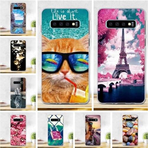 Luxury Case For Samsung Galaxy S10 Case Thin TPU Back Cover For Samsung S10 Cover Soft Silicon For Fundas Samsung Galaxy S10 Bag