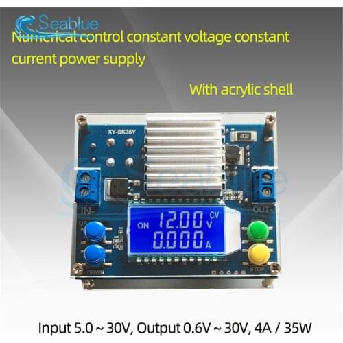 SK35Y DC-DC 35W 4A Adjustable Automatic Buck Boost Power Supply Module CCCV Step UP DOWN Voltage Converter Solar Charging