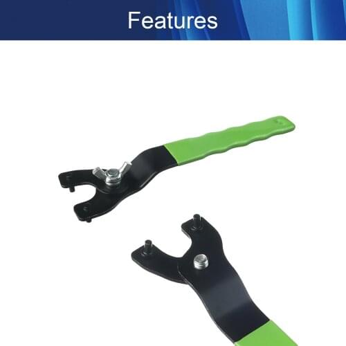 Utoolmart 1/2PCS Angle Grinder 12-47 Adjustable Spanner Cutter Wrench Lock-Nut Wrench Repair Tool For 100 Model Angle Grinder