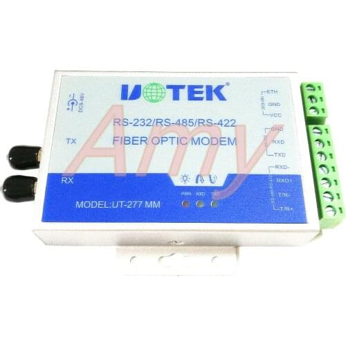 UT-277MM RS232/485/422 multimode fiber optical transceiver serial cat serial converter