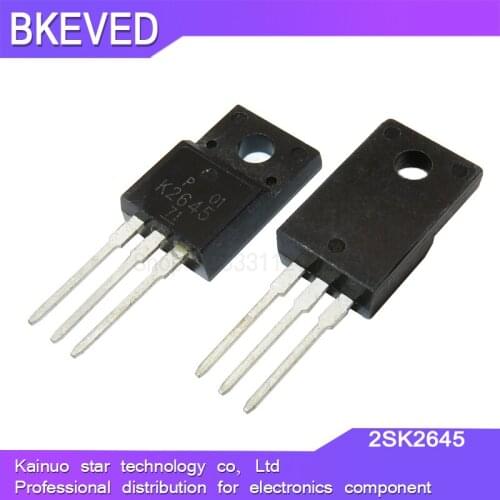 10pcs 2SK2645 TO-220F K2645 TO-220 600V 9A 1.2 TO220F MOSFET N-Channel transistor