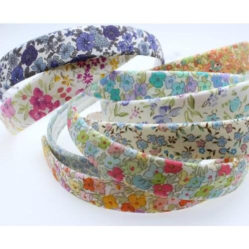 10pcs Flower DIY Ribbon Hairband Hair Accessories Headpieces Satin Polyester Jewelry Headbands boho Headwear headband