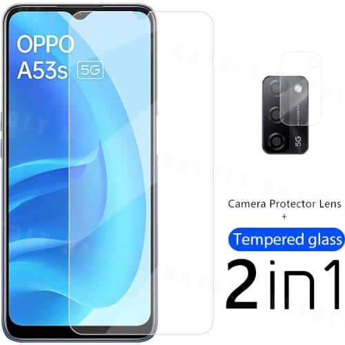 2.5D Clear Glass For OPPO A53S 5G Sreen Protector Film For OPPO A53S 5G Tempered Glass Protective Phone Film For OPPO A53S 5G