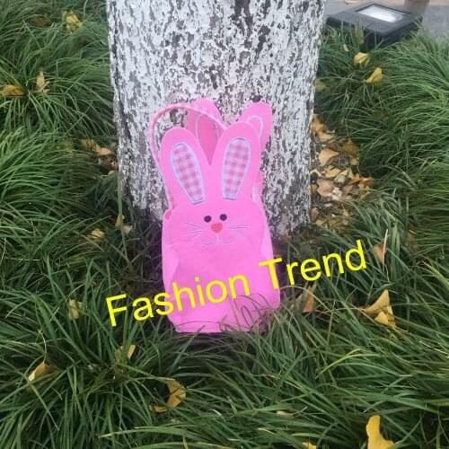 20pcs/lot free shipping hot sale hight quality new product promotion holiday gift handicraft felt DIY rabbit Easter basket