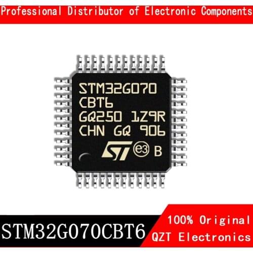 5pcs/lot new original STM32G070CBT6 STM32G070 LQFP48 microcontroller MCU In Stock