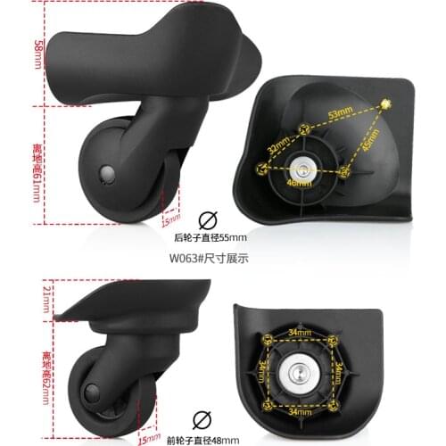 94Z trolley case accessories wheel universal wheel beauty travel 94z luggage accessories wheel size wheel