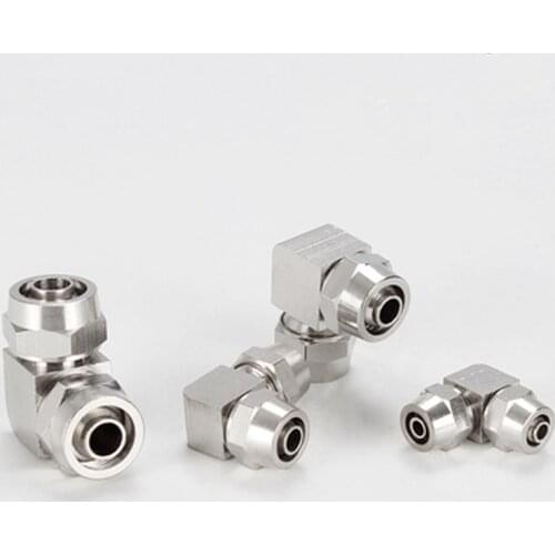 OD 6mm 8mm 10mm 12mm Hose Tube 90 Degree Elbow Air Pneumatic Fast Twist Fitting Quick Connector