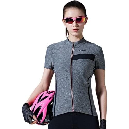 Women Cycling MTB Jersey Pro Fit Summer SANTIC N-FEEL Road Bike Riding Shirt Cycling Jersey Downhill Bike Jersey
