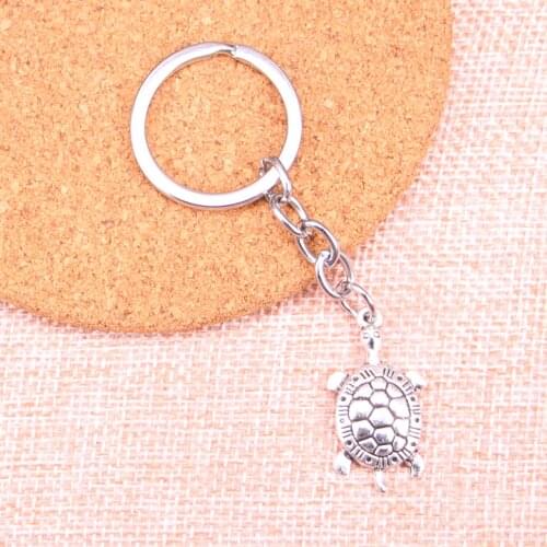 Hot Sale tortoise turtle sea Keychain for Lovers Alloy Fashion Trinket Ring For Car Key Chain The New Year gift