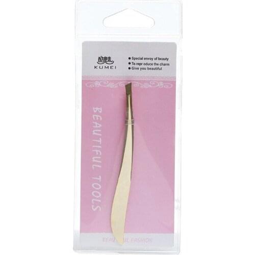 Anti-Static Stainless Steel Sharp Bent Top False Eyelash Grafting Beauty Cosmetic Makeup Dismantling Tool E929