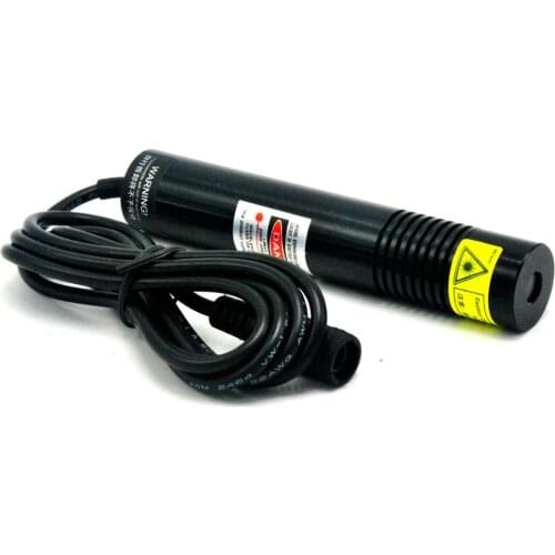 660nm 200mW Red Dot Line Shape Laser Diode Module 20mm*110mm w/ 5V Adapter