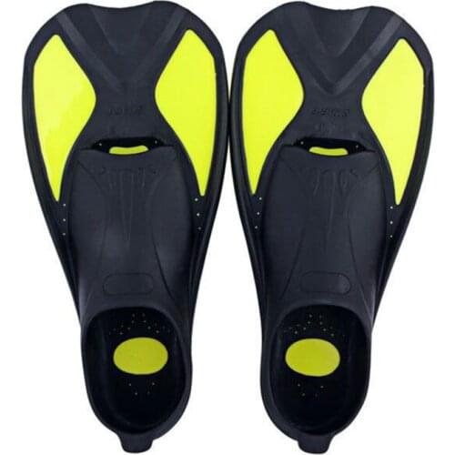 Flippers Fins Short Floating Training Swimming Fins Adults Kids Travel Fins For Diving Swimming Piscina Zwembad Accessoires