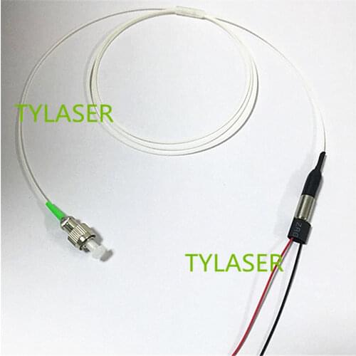 520nm 10mW FP SM coaxial Fiber laser diode Module