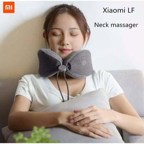 Original Xiaomi Mijia LF Neck Massage Pillow, Neck Relax Muscle Therapy Massager Sleep pillow for office ,Mi home and travel