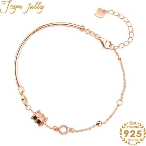 JoyceJelly Trendy 925 Sterling Silver Bracelets Women Jewelry for Wedding Party Gifts Fashion Hot Selling Jewelry Wholesale 2020