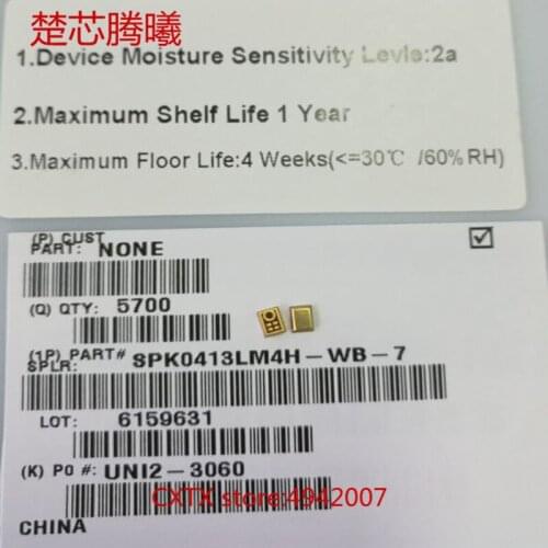 CHUXINTENGXI SPK0413LM4H-WB-7 SMD SPK0413 100% NEW