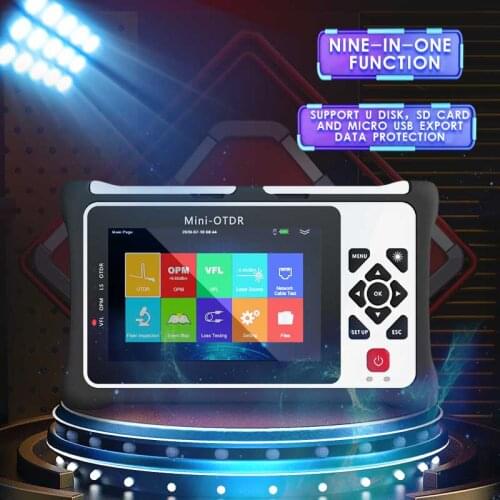 2021 NEW Mini Pro OTDR Reflectometery for GPON EPON Live In service Testing OPM OLS VFL Touch Screen Fiber Optic OTDR Event Map