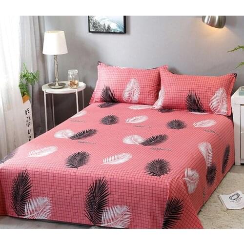 Bed sheet + pillowcase) 3-piece set can be used to sleep naked household double cartoon single bed supplies