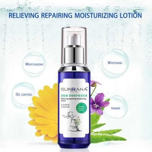 SUNRANA Non-irritating Relieving Repairing Moisturizing Lotion Facial Moisturizing Whitening Lifting Visage Firming Soothing