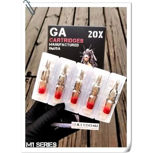 10pcs Tattoo Cartridge Needles Disposable Semi-Permanent Makeup Eyebrow Tattoo Pen Machine Supply 5M1/7M1/9M1/11M1/13M1/15M1