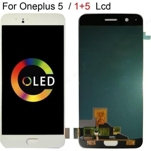 Test lcd For OnePlus 5 LCD Touch Screen Digitizer Assembly For Oneplus 5 Display Replacement 1+5 Screen A5000 LCD