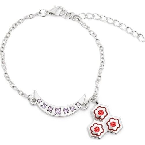 Vintage Moon Floral Crystal Bracelet Women Jewelry Boho Trendy Hot