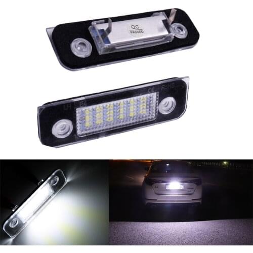 2Pcs 12V 18LED Number License Plate Light Lamps for Ford Mondeo MK2 96.08-00.0 Car License Plate Lights Exterior Accessories