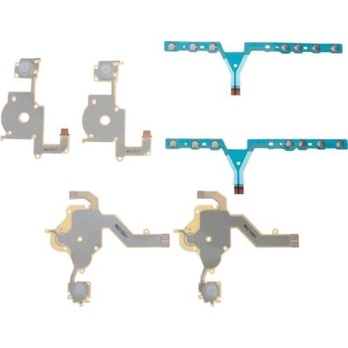 3pcs/set Left Right Buttons Button Flex Ribbon Cable Assembly Flex Cables Replacement Repair Parts Component for PSP 3000