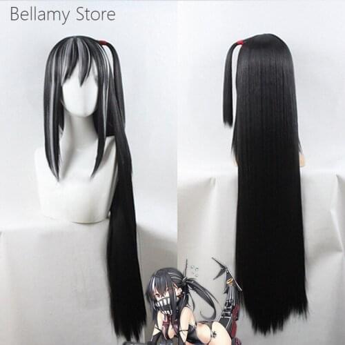 Azur Lane KMS U-47 Heat Resistant Cosplay Costume hairwear Wig+Wig Cap