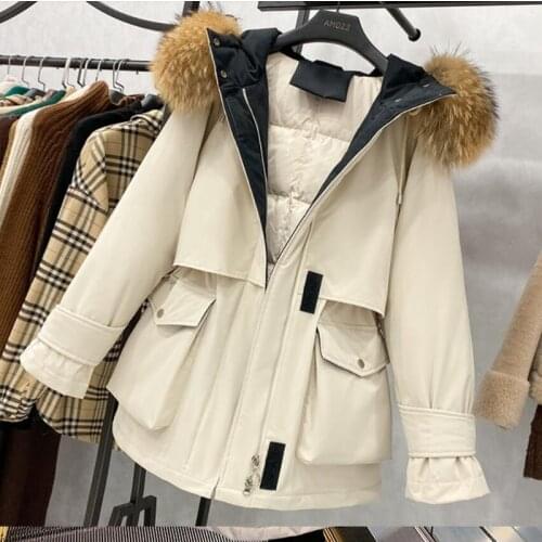 BAIJUENUDIAO Women's Jackets With Fur