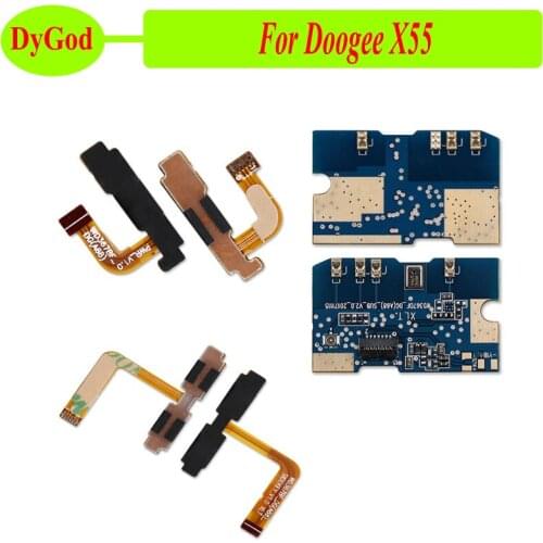 DyGod For Doogee X55 Power Button Volume up/down Button FPC Wire Flex Cable USB Board repair accessories
