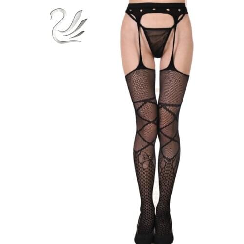 Jocecat Women's Black Stockings