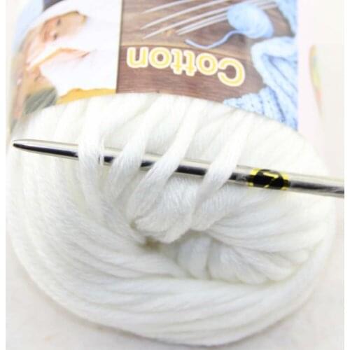 LOT Color optional 1 BallsX50g Special Thick Worsted 100% Cotton Knitting Yarn 422-01