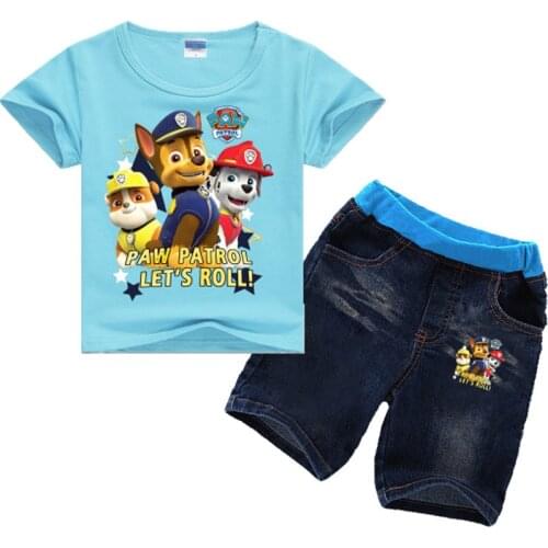 New PAW PATROL Kids Tracksuit Boys Clothes Set Hoodies and Pants Girls Sportwear Clothing Cartoon Sport Suit