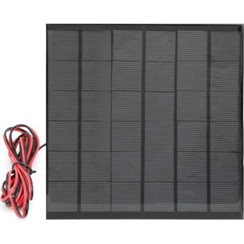 9V 4.2W Solar Panel Cell Power Module Polycrystalline Silicon Solar Panel with 200cm Cable Solar Charger Panel