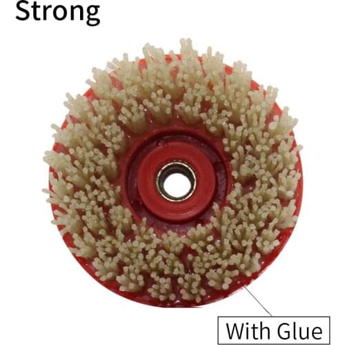 High Quality Brush Cleaning Stone Granite Marble Grit 24-500 110 mm 4 Inch Diamond Round Brushes for Making Leather