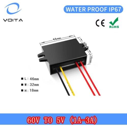 VOITA Brand 60v to 5v 2a 3a bucker No load about 5.35V DC Voltage BUCK Converter for industrial equipment