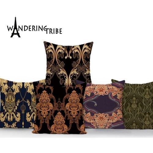 Vintage Floral Pillow Covers Scandinavian Style Cushion Cover Custom Cushion Covers Decorat Home Living Room Decor Pillowcases