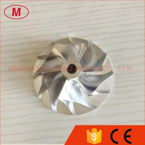 CT26 17291-17010 42.12/64.89mm 6+6 blades Turbocharger Billet/aluminum 2618/milling compressor wheel for 17201-1701