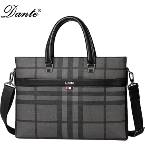 Dante Men's Leather Briefcases