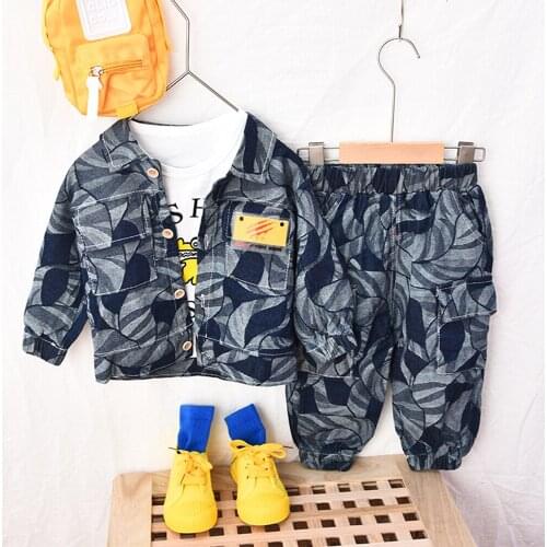 Childrens Suit 2021 Spring Trend Boys And Girls' Sports Casual Fashion Hoodie Long Sleeve Trousers 3-Piece Set Kids Clothes