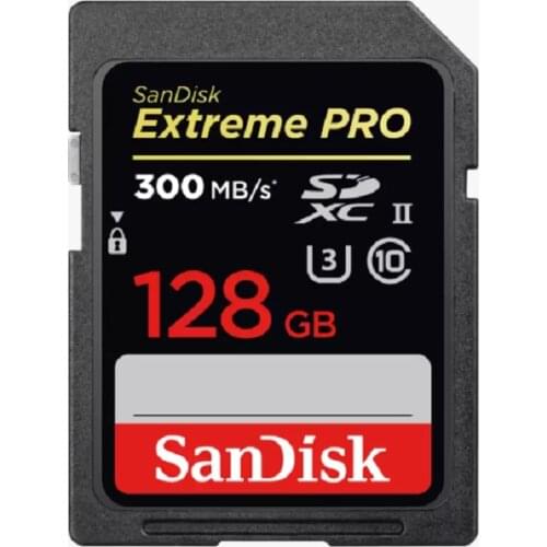 SanDisk Extreme Pro SD Card 32GB SDHC Class 10 Max Read Speed 300M/s UHS-II U3 Memory Card For Digital Camera