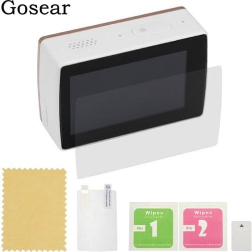 Gosear Protective Screen Protector Film Kit for Xiaomi Xiao Mi Yi 4K 4 K Xiomi Yi Action Sport Camera Gadgets Accessories
