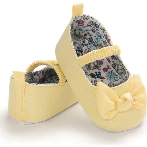 Hot Toddler Girl Crib Shoes Newborn Baby Girls Boys Bowknot Soft Sole Dot Print Casual Shoes